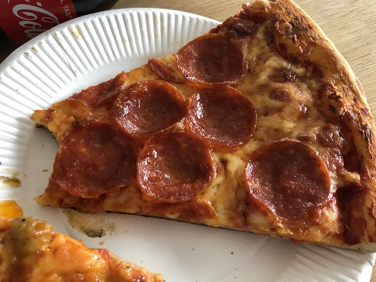 PIZZA LINDAのペパロニピザ